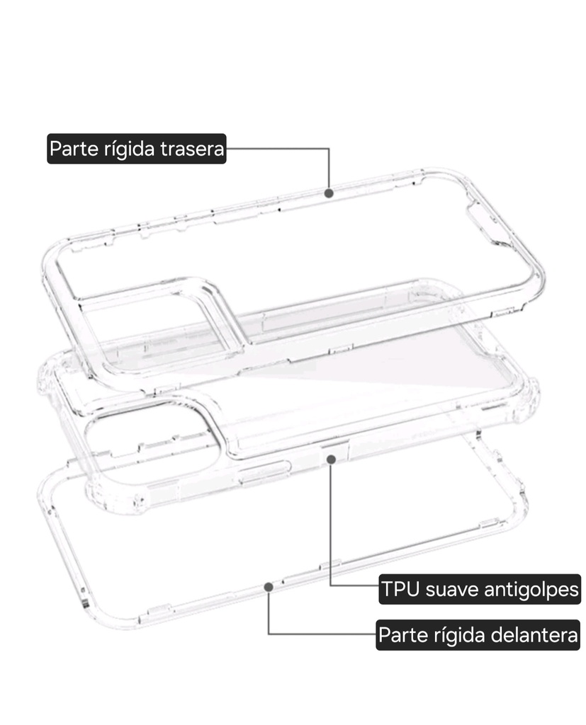 CASE 360 TRANSPARENTE (HONOR X9A /  MAGIC 6 LITE)