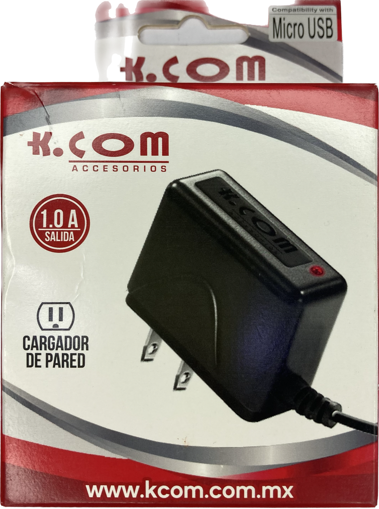 CARGADOR KCOM V8 (Micro USB)