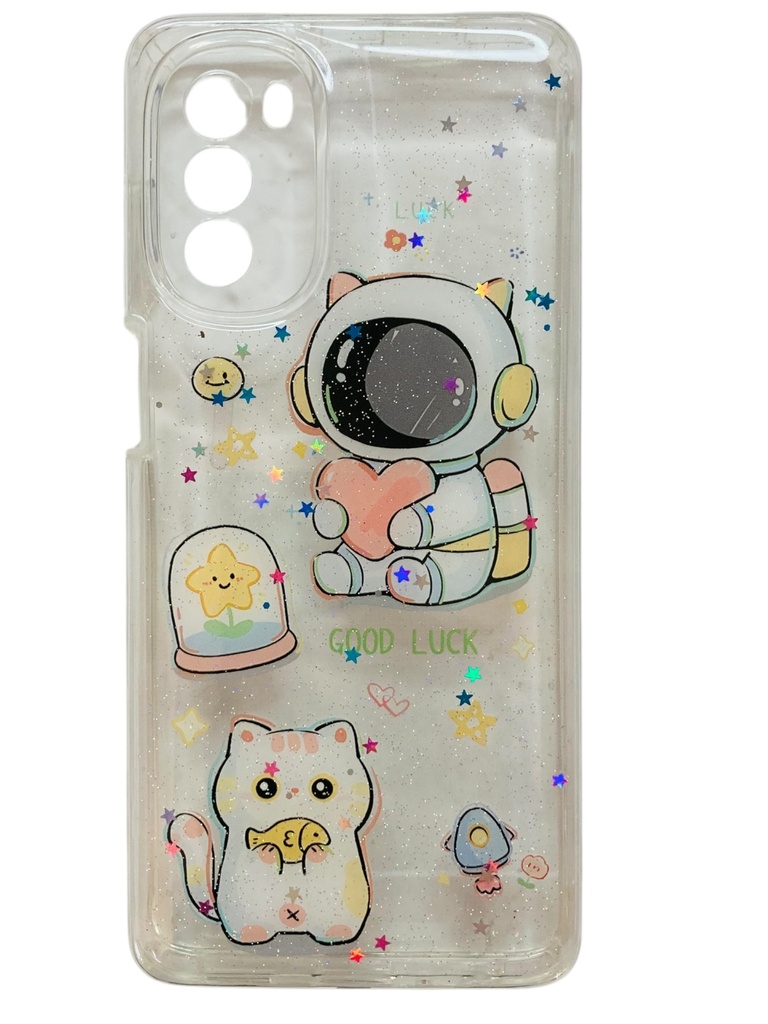 CASE BRILLO DISEÑO (MOTOROLA G62)