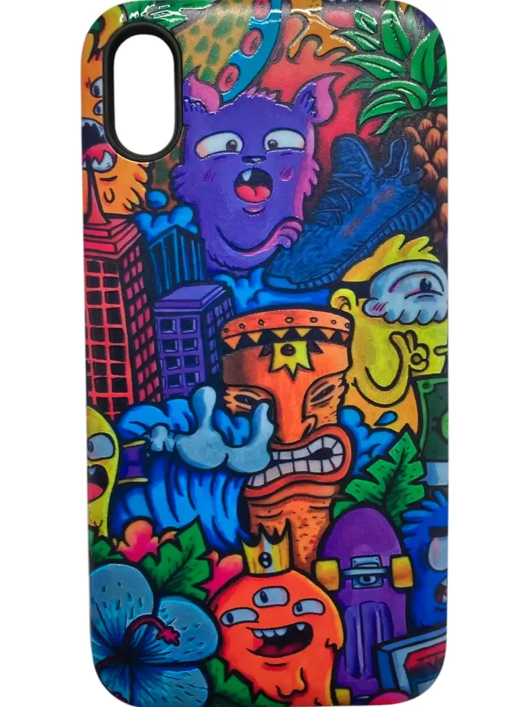 CASE DISEÑIO RELIEVE (IPHONE XR)