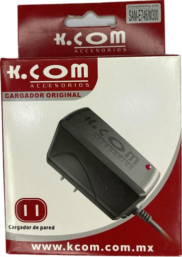 [clavija] CARGADOR KCOM F250